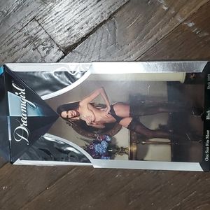 NEW Black thigh high lacy lingerie